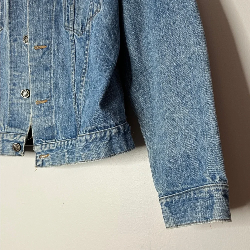 80s Sears The Men's Store Jeans Joint Denim Jacket Vintage 1980s Size M
